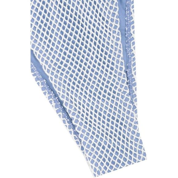 ZAFUL Fishnet Tie Side String Bikini Swimsuit High Cut Bottoms - Size S, NWOT - Picture 4 of 8